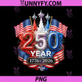 250 Years American 250th PNG, Anniversary Patriotic USA 4th July PNG