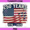 250 Years American 250th PNG, Anniversary USA Patriotic 4th July PNG