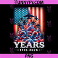 250 Years American 250th Anniversary PNG, USA Patriotic 4th July PNG