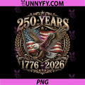 250 Years American PNG, 250th Anniversary US PNG, USA Flag 4th of July PNG