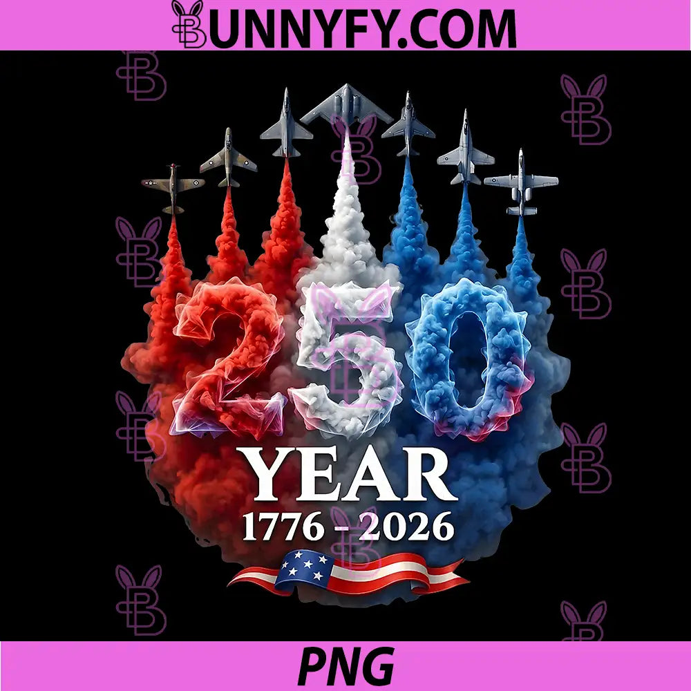 250 Years American PNG, 250th USA Patriotic 4th of July PNG
