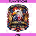 250 Years American 250th PNG, USA Patriotic 4th of July PNG
