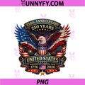 250 Years American PNG, 250th USA Patriotic 4th Of July PNG