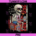 250 Years Funny Skeleton Fireworks PNG, American Flag 4th of July PNG