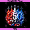 250 Years Jets Patriotic PNG, Fighter Flyover USA Anniversary PNG