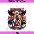 250 Years Of America's PNG, Anniversary Trump And Washington PNG