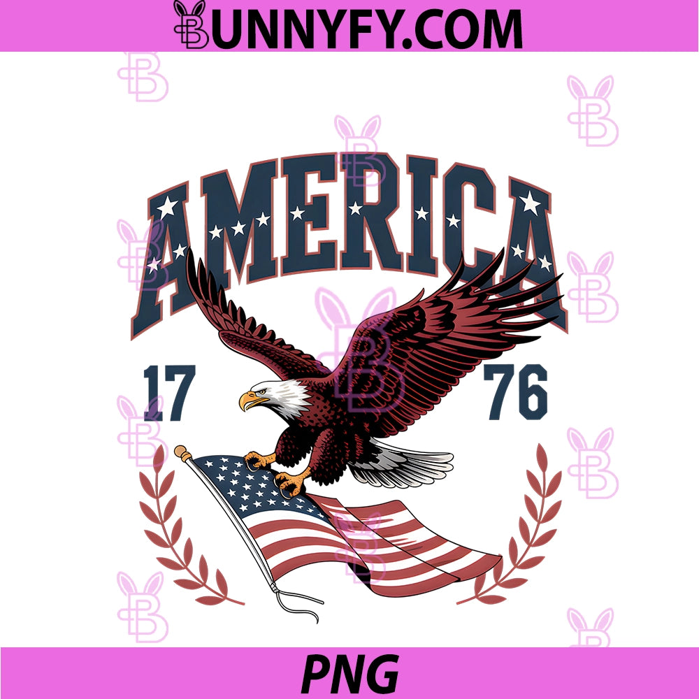 250 Years Of Freedom 1776-2026 America PNG, 4th Of July Eagle PNG