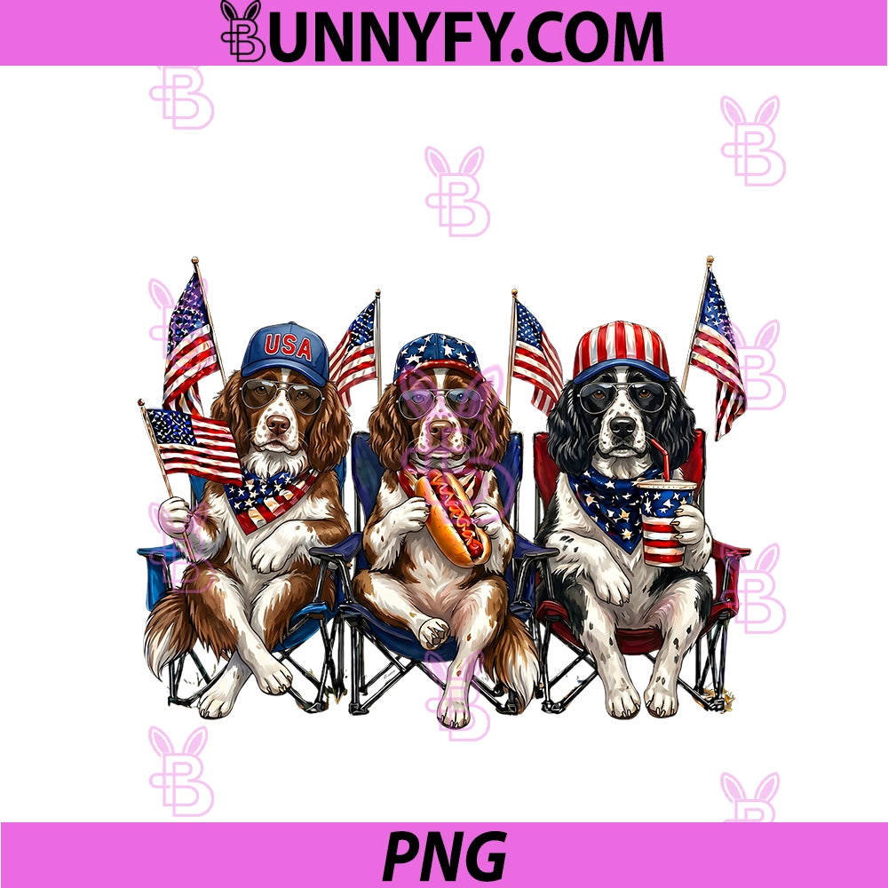 250 Years Of Freedom English Springer PNG, Spaniel Dog 1776-2026 PNG