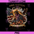 250 Years One Nation Under God PNG, 250th Anniversary USA Flag PNG
