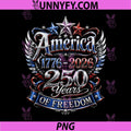 250 Years of Freedom 250th PNG, Anniversary USA 1776 2026 America PNG