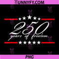 250 Years of Freedom American PNG, 250th Anniversary Celebration PNG