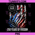 250 Years of Freedom PNG, Fighter Jets USA Flag 1776 2026 PNG