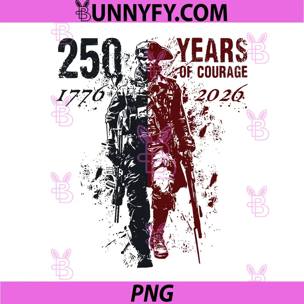 250th Anniversary 250 Years PNG, American USA Patriotic 4th July PNG