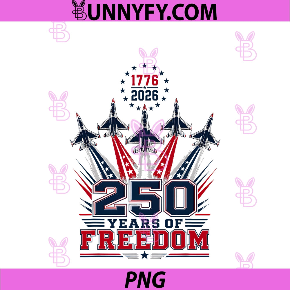 250th Anniversary America Jet Flag 250 Years PNG, 4th Of July PNG