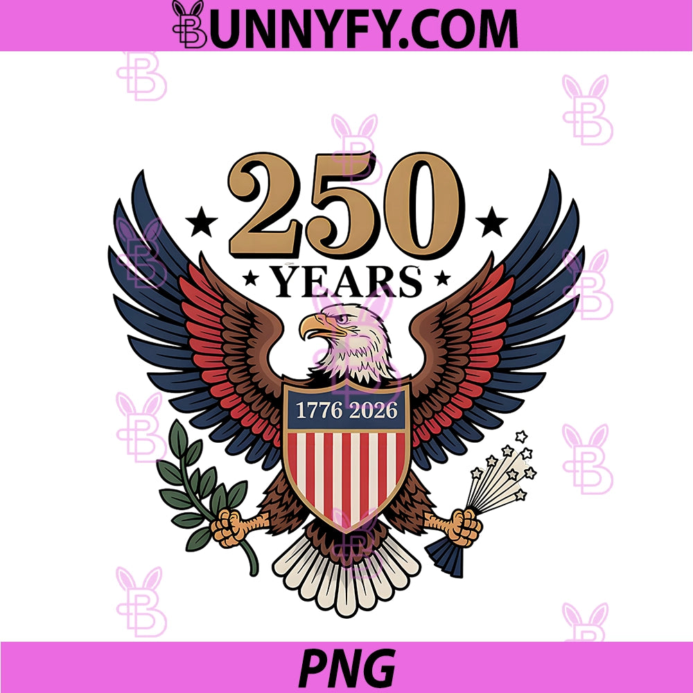 250th Anniversary Of United States 250 Years PNG, 4th Of July PNG