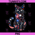 250th Anniversary USA 2026 PNG, American Flag Patriotic Cat PNG