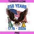 250th Anniversary USA 250 Year PNG, America Patriotic 4th of July PNG