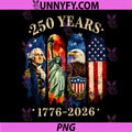 250th Anniversary USA PNG, 4th of July 1776-2026 America PNG