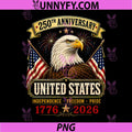 250th Anniversary USA PNG, Faith Freedom 4th of July Patriotic PNG