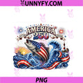250th Anniversary USA PNG, 1776 2026 Fishing Flag PNG