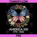 250th Anniversary USA PNG, Patriotic Freedom 4th of July PNG