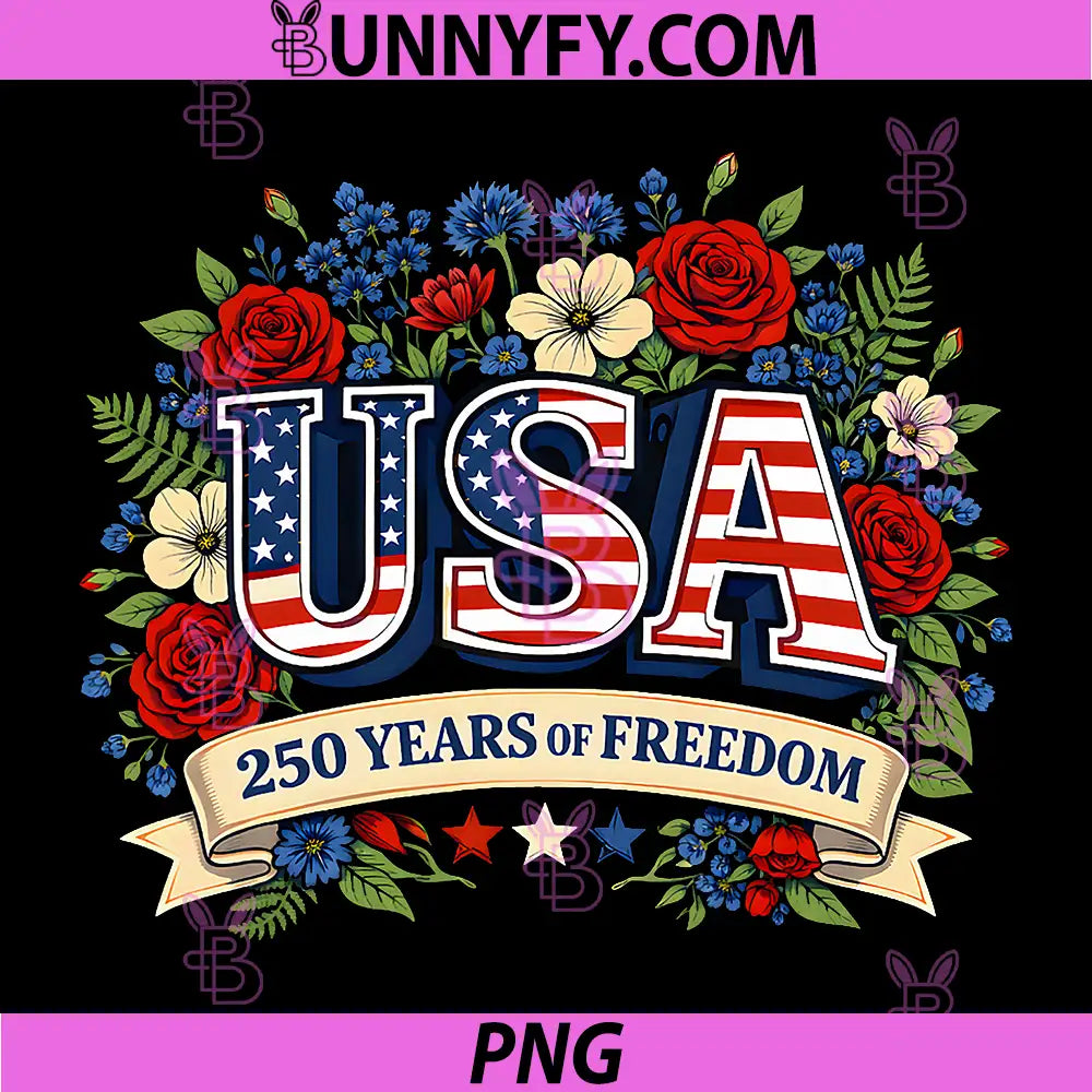 250th Anniversary USA PNG, Patriotic 4th of July PNG