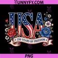250th Anniversary USA PNG, Patriotic 4th of July PNG