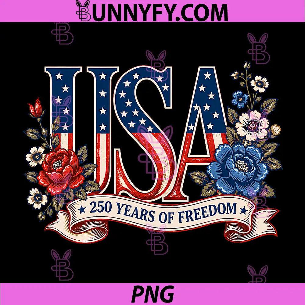 250th Anniversary USA PNG, Patriotic 4th of July PNG