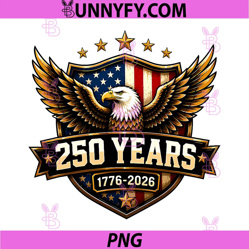 250th Anniversary USA PNG, American Flag 4th July PNG