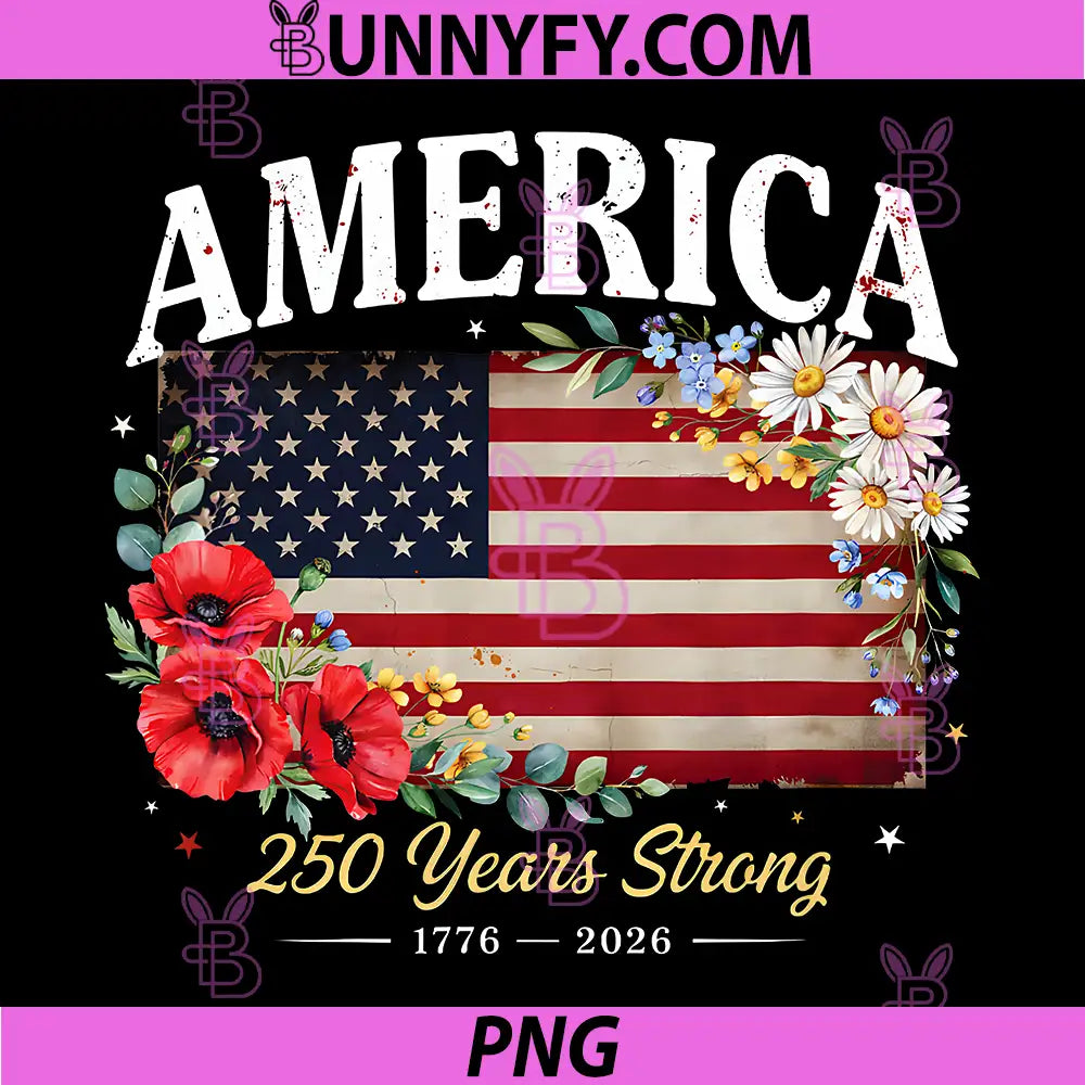 250th Anniversary USA PNG, 4th of July America 250 Years PNG