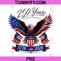250th Anniversary USA PNG, 1776-2026 America Independence Day PNG