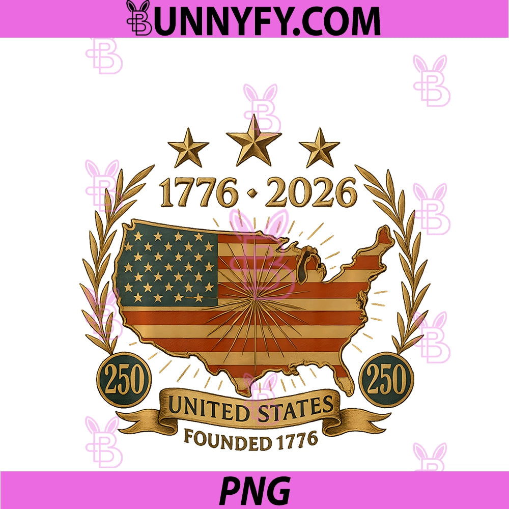 250th Anniversary United States Of America PNG, 250 USA PNG