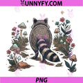 2 Side See Ya Soon Racoon PNG, Funny Raccoon Star Saying Quote PNG