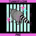 2 Side See Ya Soon PNG, Raccoon Star Saying Quote PNG