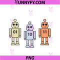3 Robots Color PNG, Christian Survivor PNG