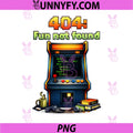 404 Fun Not Found PNG, Programmer Adulting Humor Arcade Code PNG