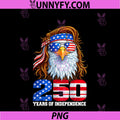 4th July American Flag PNG, Eagle Vintage 250 Years 1776 2026 PNG