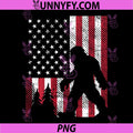 4th July Bigfoot Sasquatch PNG, US Flag Patriotic Performance PNG