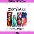 4th Of July America US Flag PNG, Patriotic 250th Anniversary USA PNG