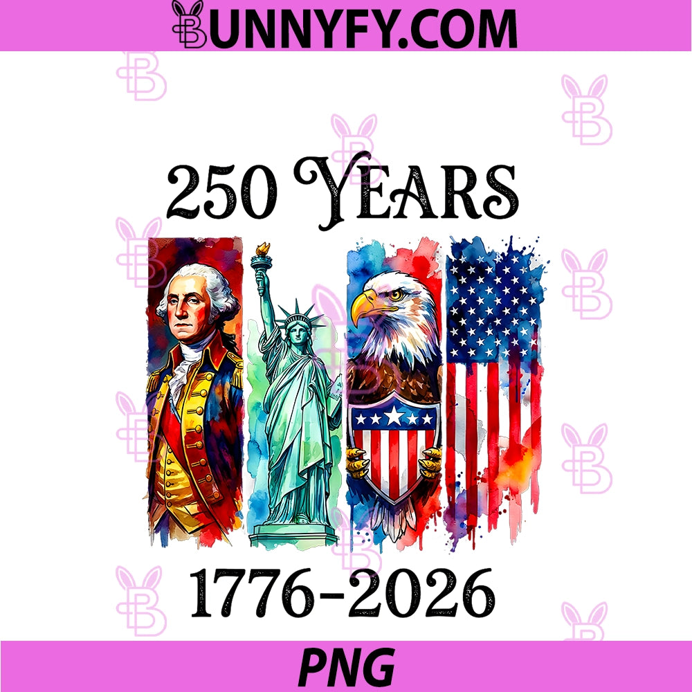 4th Of July America US Flag PNG, Patriotic 250th Anniversary USA PNG