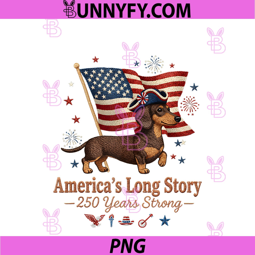 4th Of July Dachshund Mom Dad PNG, Patriotic America's PNG