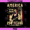 4th of July America 250 Years PNG, Abraham Lincoln Playing Guitar PNG