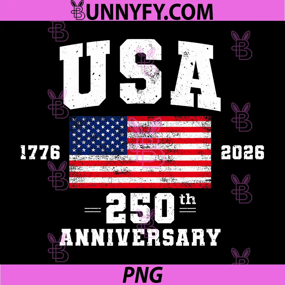 4th of July America US Flag PNG, Patriotic 250th Anniversary USA PNG