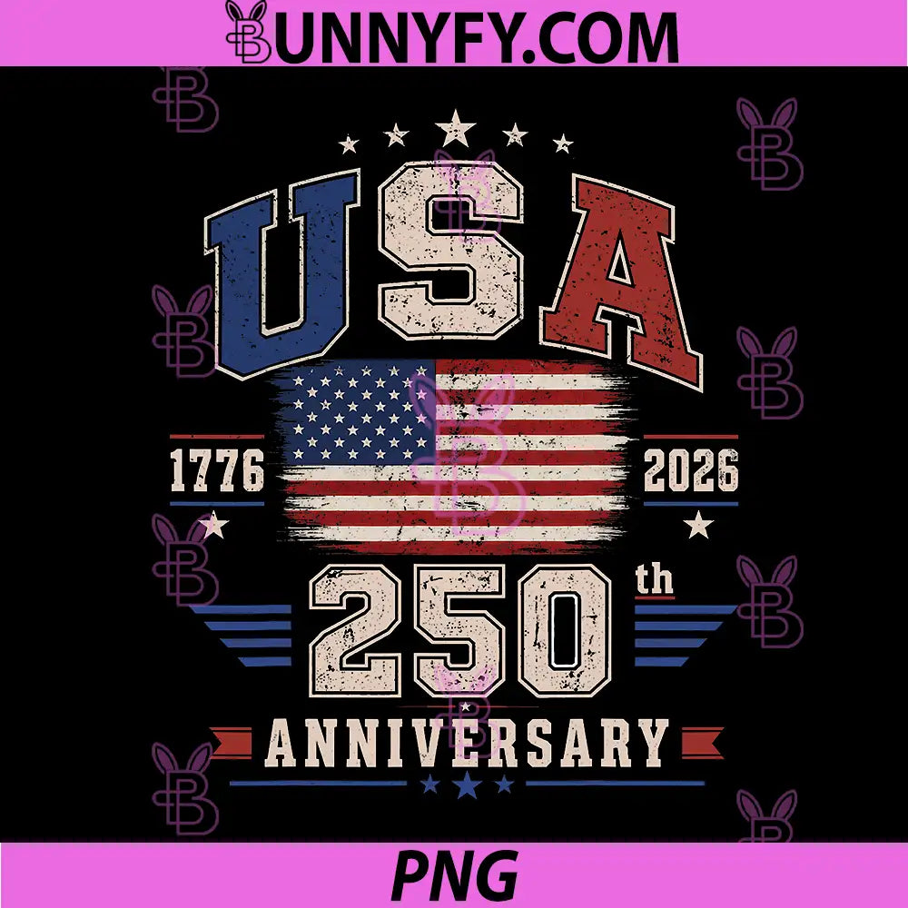 4th of July America US Flag PNG, Patriotic 250th Anniversary USA PNG