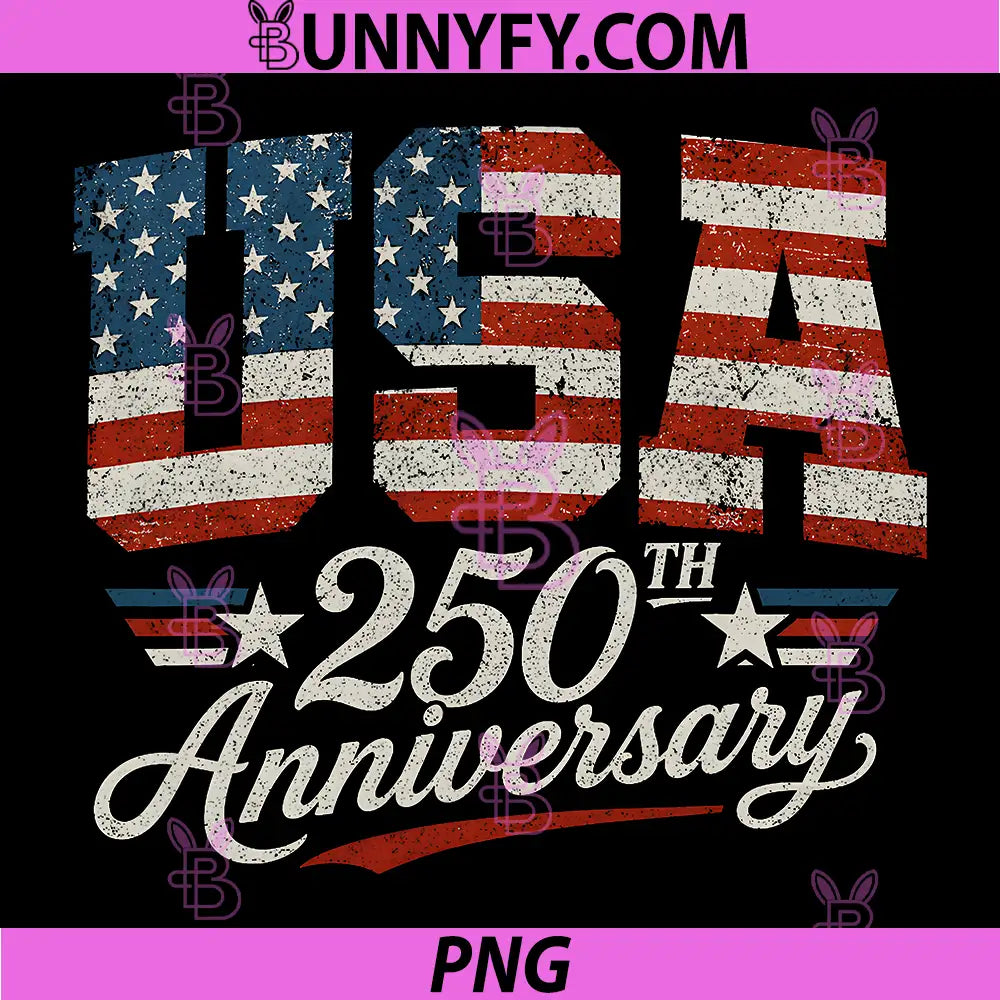4th of July America US Flag PNG, Patriotic 250th Anniversary USA PNG
