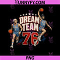 4th of July Basketball PNG, Dream Team 76 PNG, Since 1776 250 Years PNG