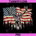 4th of July Hunter Deer PNG, America Flag Hunting PNG