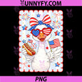 4th of July Patriotic PNG, Goose Hot Dog Funny PNG