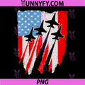 4th of July USA Flag Red White Blue PNG, Fighter Jet Airplane PNG