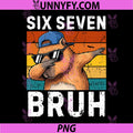 67 Bruh Meme Funny PNG, 6 7 Capybara Six Seven PNG